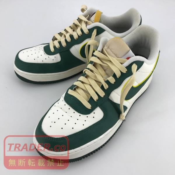 05w22368 ナイキ NIKE Air Force 1 07 LV8 グリーン/ホワイト 27.0cm US9 UK8 ベトナム製 メンズ スニーカー FD0341-133 中古品【館林店】