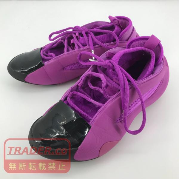 05w22378 アディダス adidas Harden Volume 8 ブラック/ピンク 27.5cm UK9 中国製 メンズ スニーカー IG6647 中古品 【館林店】
