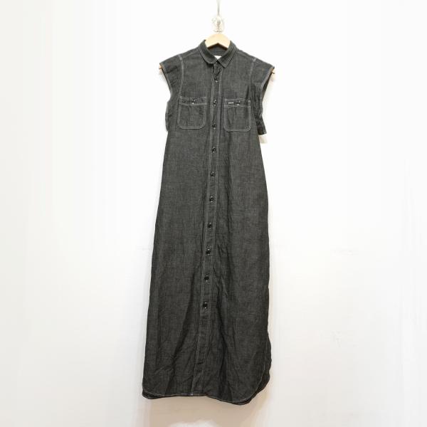 HYKE (1) ハイク 24SS 16206 CHAMBRAY DRESS リネンxコットン HYKE (1) ハイク 24SS 16206 CHAMBRAY DRESS リネンxコットン