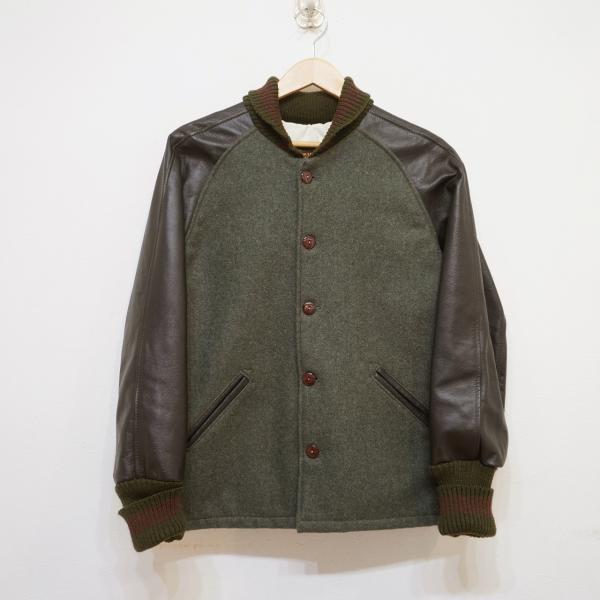 米国製　SKOOKUM (38) スタジャン　USA製　袖レザー　スクーカム SKOOKUM 米国製 SKOOKUM (38) スタジャン USA製 袖レザー