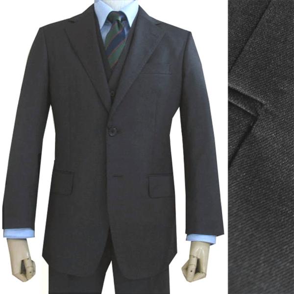 秋冬 メンズ スーツ チャコールグレー 無地 2つボタン スリーピース 襟無しベスト Oxford Classic 1118 Buyee 日本代购平台 产品购物网站大全 Buyee一站式代购 Bot Online