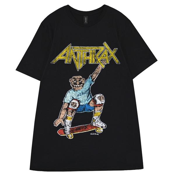ANTHRAX アンスラックス　NOTMAN Tシャツ　XL ANTHRAX アンスラックス Spreading Skater Notman Vintage Tシャツ