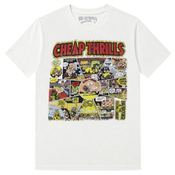 BIG BROTHER AND THE HOLDING COMPANY ビックブラザーアンドザホールディングカンパニーCheap Thrills Album Tシャツ