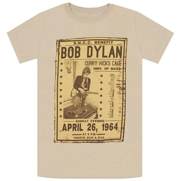ボブ・ディラン Tシャツ Lサイズ バンド ロック Tシャツ ボブ ディラン Bob Dylan イエロー : T