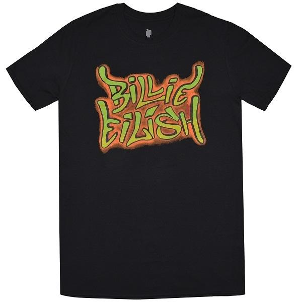 BILLIE EILISH ビリーアイリッシュ Graffiti Tシャツ BLACK : GEEKHEAD