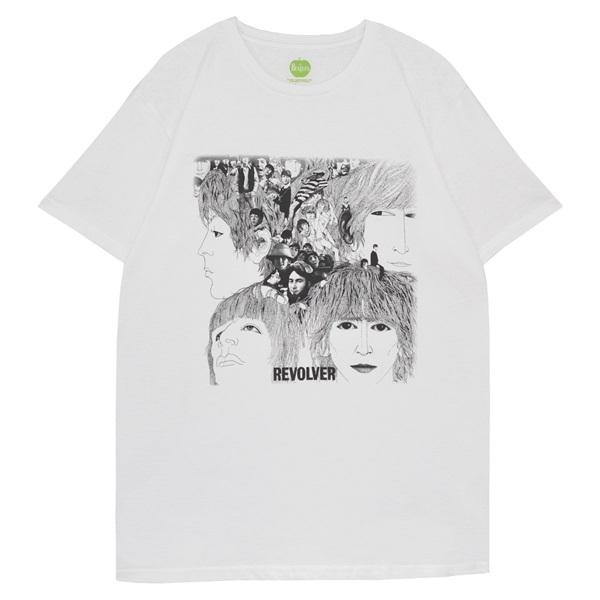 THE BEATLES ビートルズ Revolver Tシャツ WHITE : GEEKHEAD