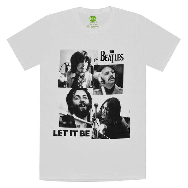 THE BEATLES ビートルズ Let It Be White Tシャツ : GEEKHEAD