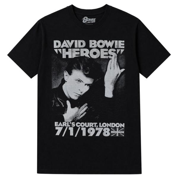 DAVID BOWIE Tシャツ Heroes Court デヴィッドボウイ オフィシャル