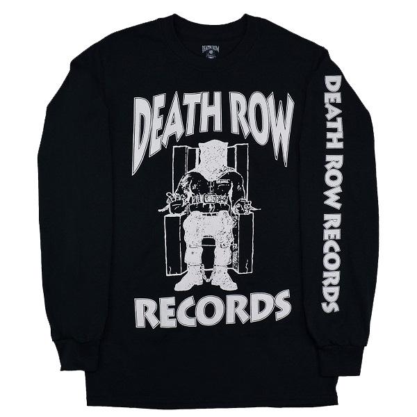 トップス DEATH ROW RECORDS / LONG SLEEVE T-SHIRT DEATH ROW RECORDS Logo ロングスリーブ Tシャツ : GEEKHEAD - 通販