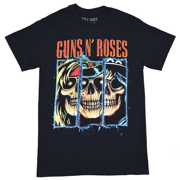 GUNS N' ROSES Skulls AFD Red Tシャツ