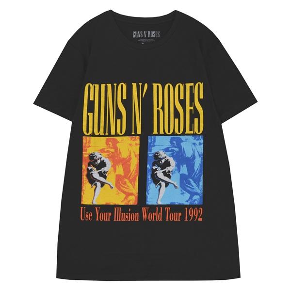 GUNS N' ROSES ガンズアンドローゼズ Use Your Illusion World Tour T