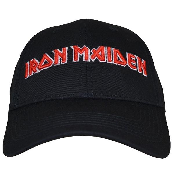 IRON MAIDEN　キャップ 2Bhip Iron Maiden Border Logo Black Dad Hats for Men Heavy