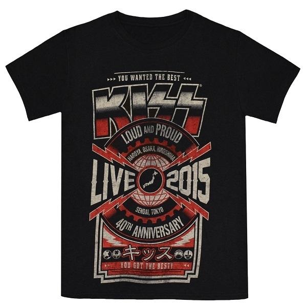 KISS キッス Japan Live 2015 Tシャツ : GEEKHEAD - 通販 - Yahoo