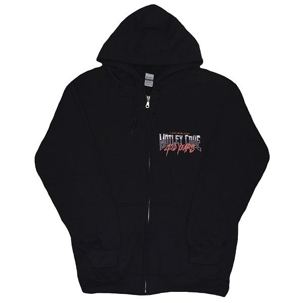 MOTLEY CRUE モトリークルー 40 Years ジップパーカー : GEEKHEAD 
