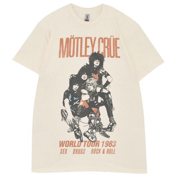 MOTLEY CRUE モトリークルー Vintage World Tour 1983 Tシャツ MOTLEY CRUE モトリークルー Vintage World Tour 1983 Tシャツ