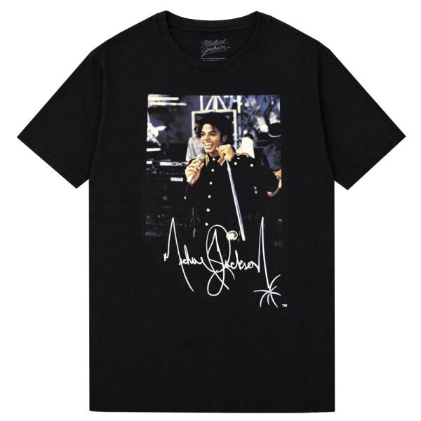 MICHAEL JACKSON Tシャツ Signature マイケルジャクソン オフィシャル