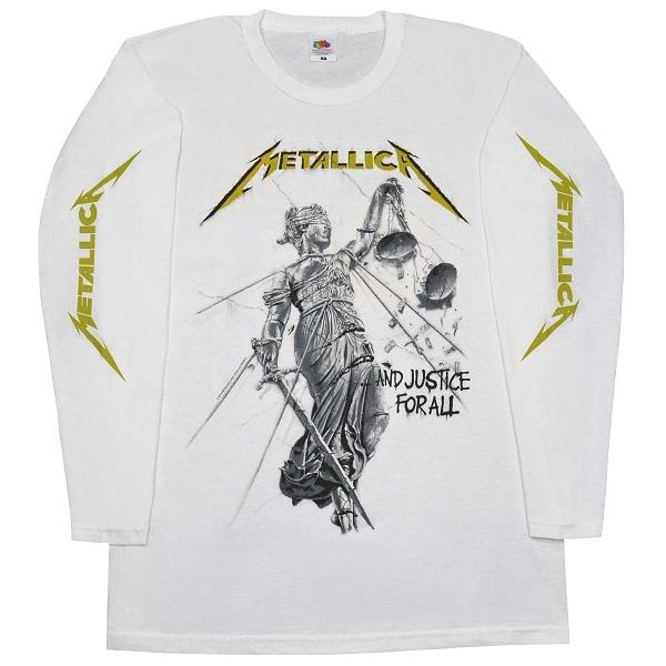 METALLICA And Justice For All ロングスリーブ Tシャツ : GEEKHEAD