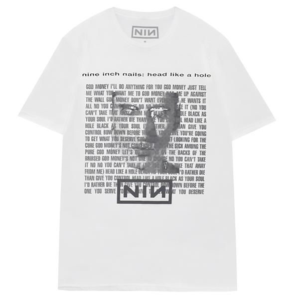NINE INCH NAILS ナインインチネイルズ Head Like A Hole Tシャツ WHITE