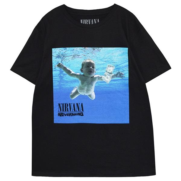 NIRVANA ニルヴァーナ Nevermind Album Tシャツ BLACK NIRVANA ニルヴァーナ Nevermind Album Tシャツ BLACK