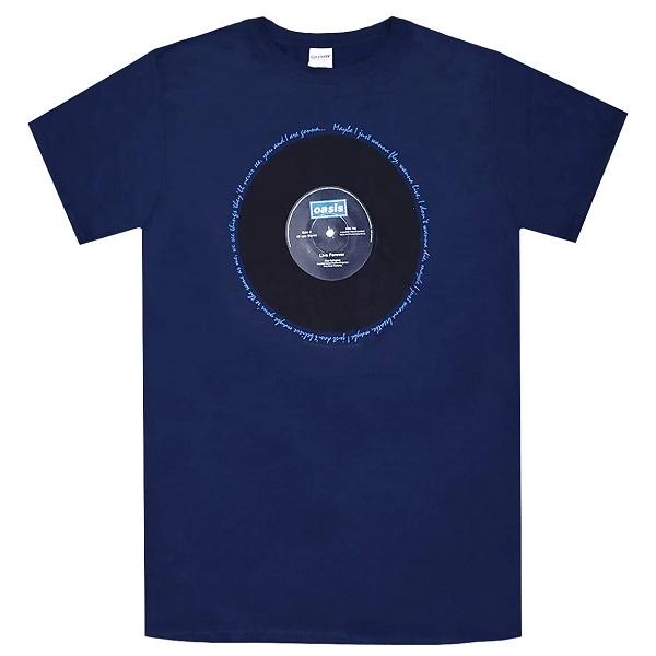 oasis ライブデザイン Tシャツ Lサイズ ネイビー OASIS オアシス Live Forever Single Tシャツ NAVY : GEEKHEAD
