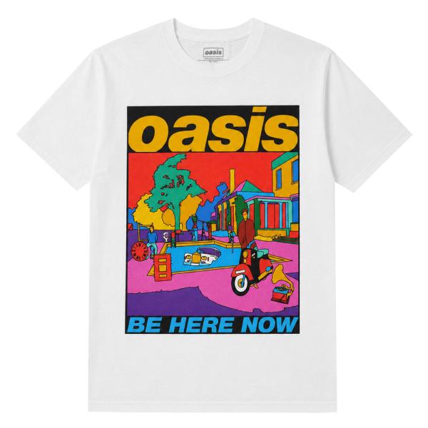 OASIS オアシス Be Here Now Illustration Tシャツ