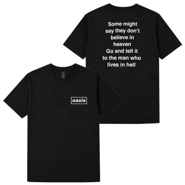 OASIS Tシャツ Some Might Say Lyric オアシス オフィシャル