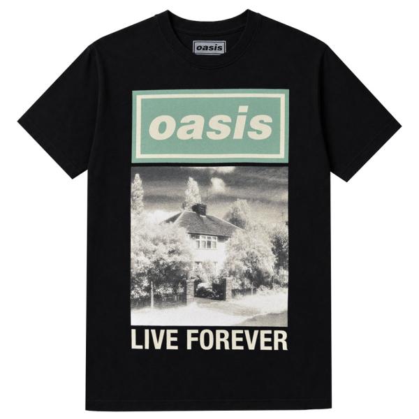 OASIS オアシス Live Forever Single Cover Tシャツ