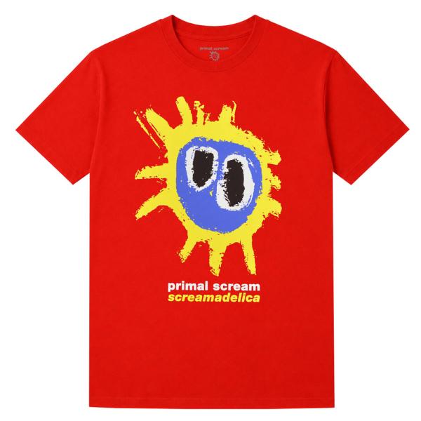 PRIMAL SCREAM プライマルスクリーム Screamadelica Tシャツ RED