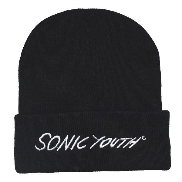 ソニックユース ニットキャップ 90年代　SONIC YOUTH CAP SONIC YOUTH ソニックユース Logo ニット帽 : GEEKHEAD - 通販