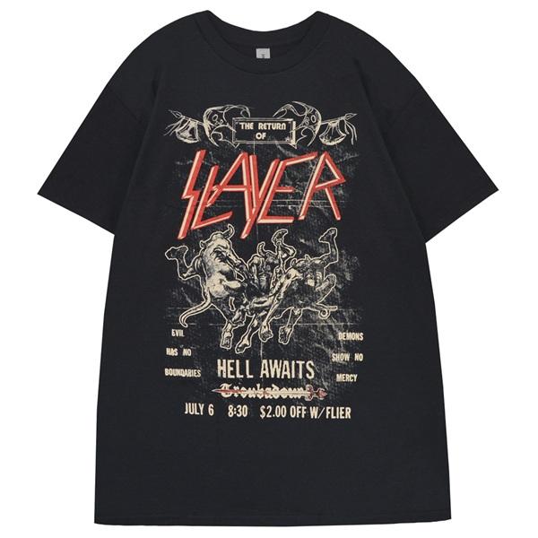 SLAYER スレイヤー Vintage Flyer Tシャツ : GEEKHEAD - 通販 - Yahoo