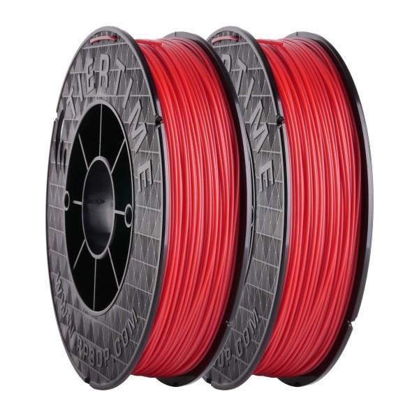 3dプリンター プリンター 複合機up純正absフィラメント Abs樹脂 赤 500g 2巻セット