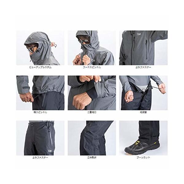 ダイワ Daiwa レインウェア レインマックス Xl レインスーツ Xl Dr レインウェア クロスタウンストア 釣り ガンメタル