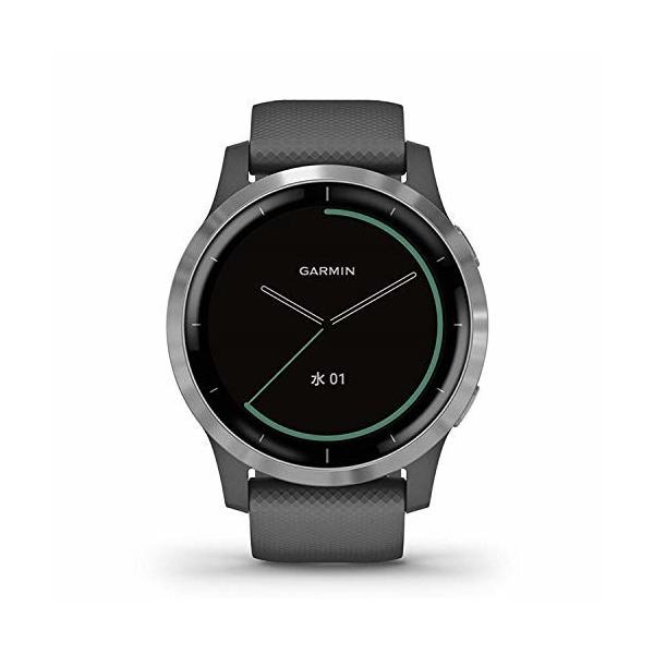 Garmin Vivoactive 4 Shadow Gray Silver 010 07 Pymr Go Th