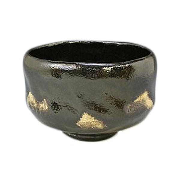 京焼 清水焼 松楽窯 抹茶碗化粧箱入 黒楽 上 TSJ690