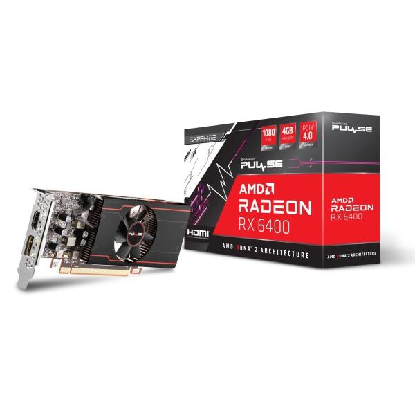 SAPPHIRE Sapphire PULSE Radeon RX 6400 GAMING 4GB