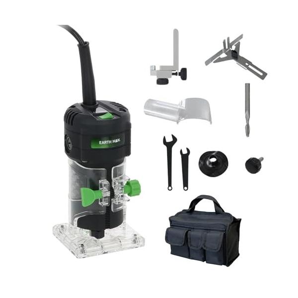 高儀(Takagi) EARTH MAN コード式 電動トリマー TR-400A 軸径6mm