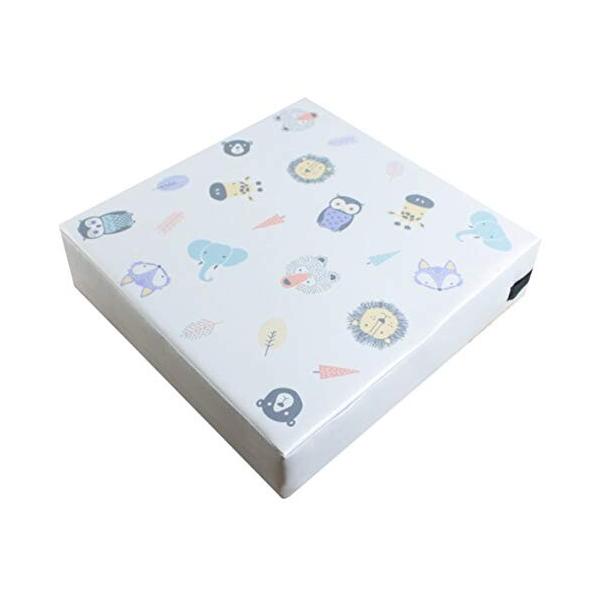 他サイト： イマージ お子様用大判高さ調節クッション 北欧アニマル柄 グレー 7か月~の商品画像