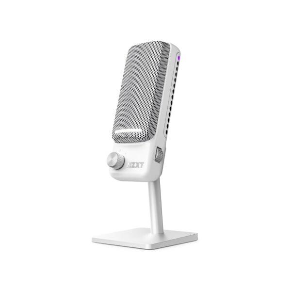 NZXT CAPSULE ELITE WIRED USB MICROPHONE WHITE カーディオイド