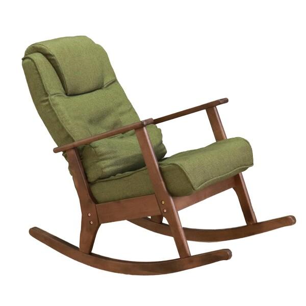 平インテリア産業 ロッキングチェア グリーン商品コード：16077236084型番：35724サイズ：中カラー：グリーンひとりの時間をリラックスできるロッキングチェア。肌触りがサラサラの張地はオールシーズンご使用いただけます。背もたれは7段...