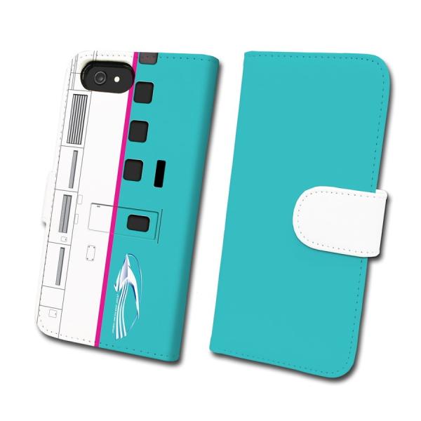 新幹線 E5系 はやぶさ 鉄道スマホケース No.4 手帳タイプ 最新iPhone