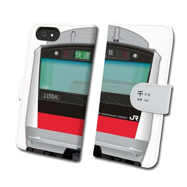 E233�n5000�ԑ� �S���X�}�z�P�[�X No.74 �蒠�^�C�v Android�[����p Xperia Google Pixel AQUOS ���Ή���