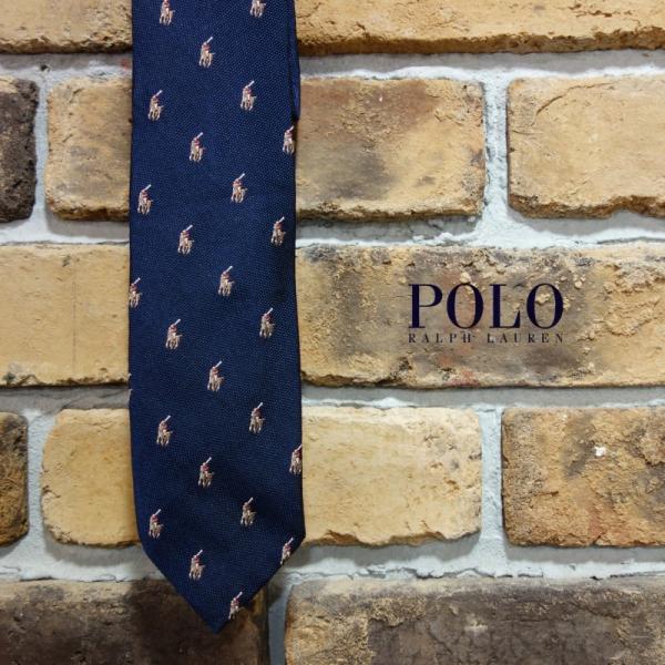 Polo Ralph Lauren ポニー刺繍ネクタイ ポロラルフローレン プレゼントに