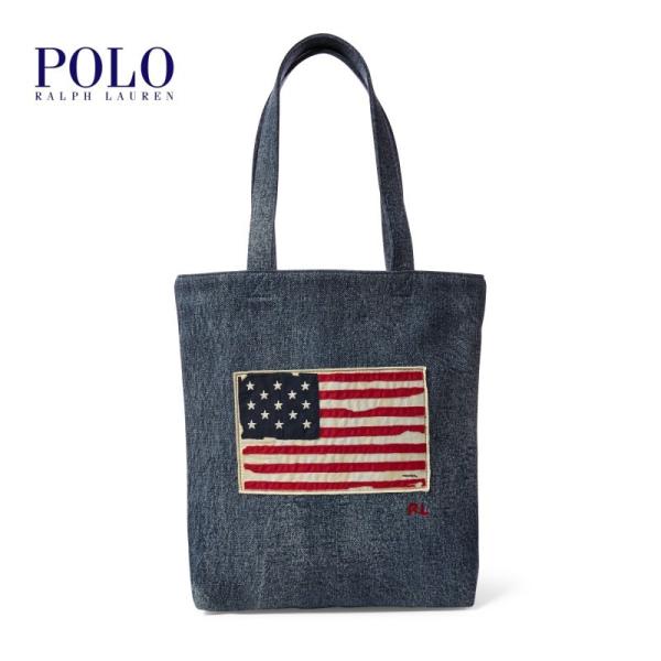 POLO RALPH LAUREN Polo Ralph Lauren 星条旗デニムトートバッグ