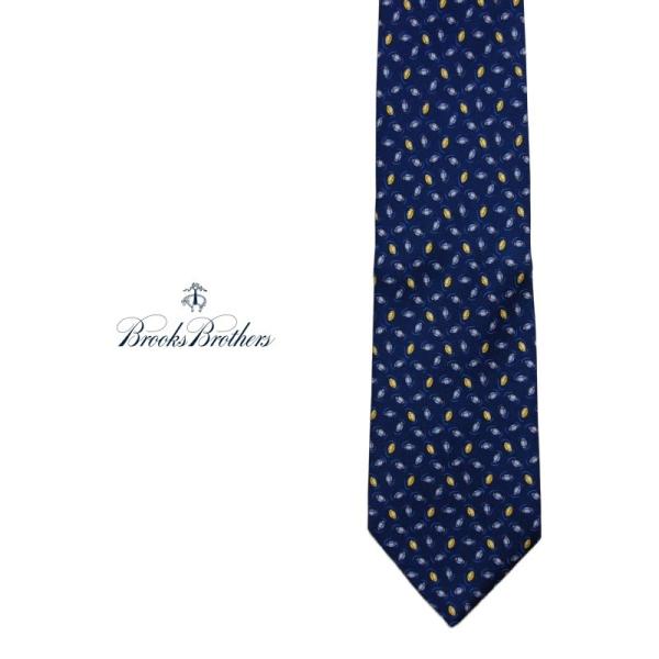BrooksBrothers フットボール柄ネクタイ ブルックスブラザーズ プレゼント