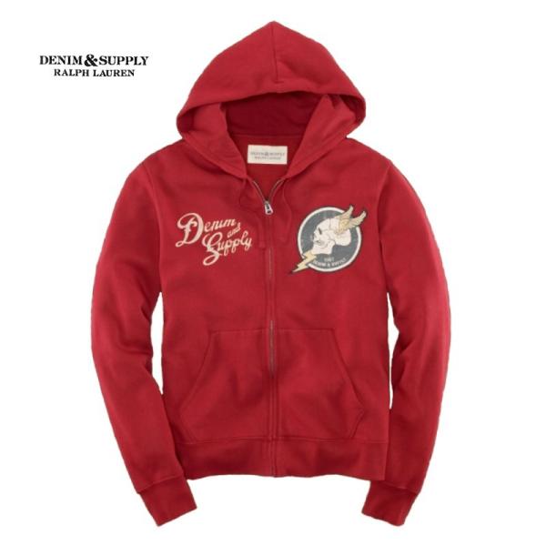 Denim&Supply Ralph Lauren スカルパッチフーディ デニム＆サプライ ラルフローレン デニムアンドサプライ
