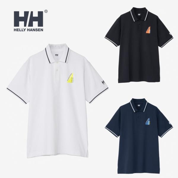 【メール便発送】HELLY HANSEN S/S Graphic Polo HE32645 ショートスリーブグラフィックポロ（ユニセックス）  ヘリーハンセン 半袖ポロシャツ