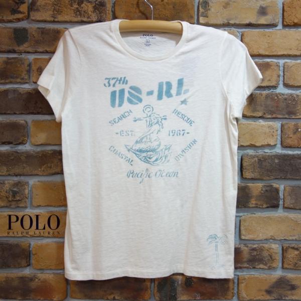 【メール便送料200円】Polo Ralph Lauren マーメイドデザインカットソー ポロラルフローレン（レディス）