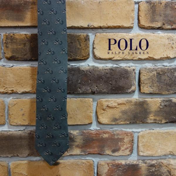 Polo Ralph Lauren モーターバイクリネンタイ ポロラルフローレン