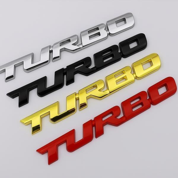 ターボ TURBO エンブレム 金属製 : ライトニングチョップbyTRANS