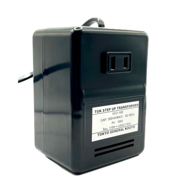 変圧器 アップトランス 500W 日本製 AC100V → 110-120V 楽天市場】変圧器 海外 旅行 アップトランス 500W 日本製 AC100V